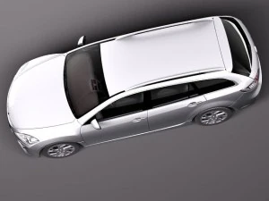 Mazda 6 Wagon 2011 3D Model