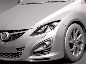 Mazda 6 Wagon 2011 3D Modell