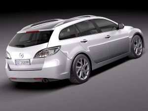 Mazda 6 Wagon 2011 3D Model