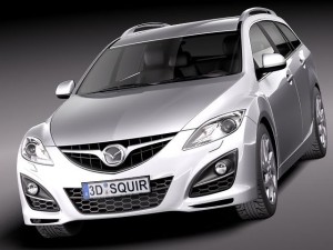 Mazda 6 Wagon 2011 3D Modell