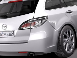 Mazda 6 Wagon 2011 3D Modell