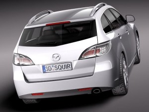 Mazda 6 Wagon 2011 3D Modell