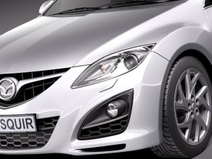 Mazda 6 Wagon 2011 3D Modell