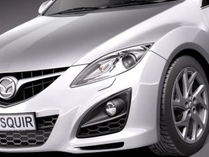 Mazda 6 Wagon 2011 3D Model