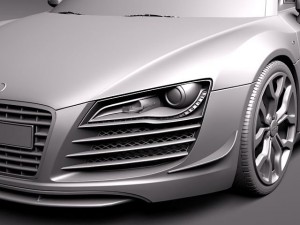 Audi R8 GT Spyder 2012 3D मॉडल