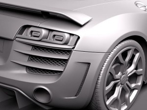 Audi R8 GT Spyder 2012 3D मॉडल
