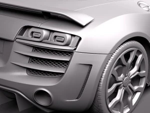 Audi R8 GT Spyder 2012 3D Model