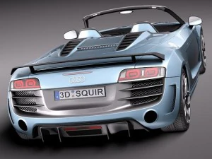 Audi R8 GT Spyder 2012 3D Model