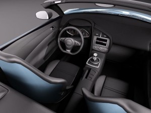 Audi R8 GT Spyder 2012 3D मॉडल