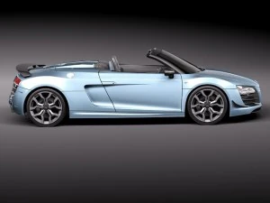 Audi R8 GT Spyder 2012 3D Model