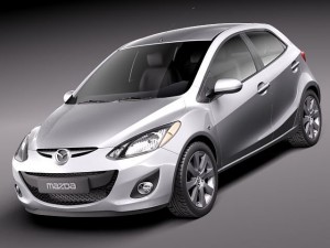 Mazda 2 2011 3D Model