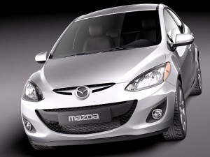 Mazda 2 2011 Modèle 3D