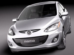Mazda 2 2011 3D Model