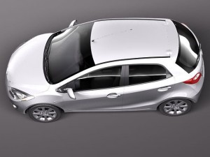 Mazda 2 2011 Modèle 3D