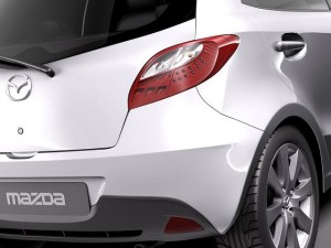 Mazda 2 2011 Modèle 3D