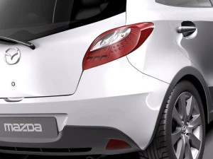 Mazda 2 2011 3D Model