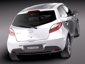 Mazda 2 2011 Modèle 3D