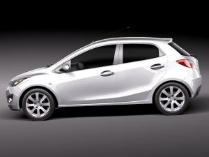 Mazda 2 2011 3D Model
