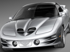 Pontiac Firebird Trans Am 1999-2003 Modello 3D