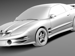 Pontiac Firebird Trans Am 1999-2003 Modello 3D