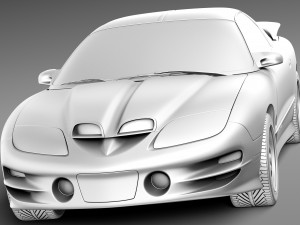 Pontiac Firebird Trans Am 1999-2003 Modello 3D