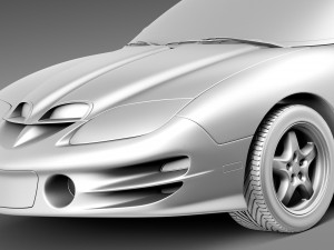 Pontiac Firebird Trans Am 1999-2003 Modello 3D
