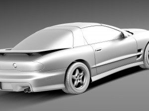 Pontiac Firebird Trans Am 1999-2003 Modello 3D