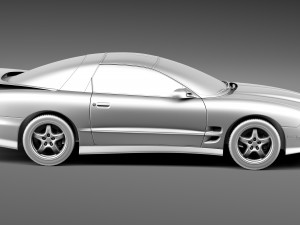 Pontiac Firebird Trans Am 1999-2003 Modello 3D