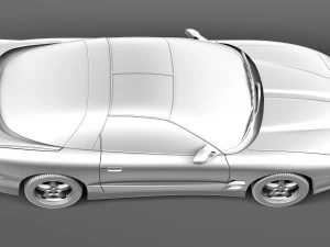 Pontiac Firebird Trans Am 1999-2003 Modelo 3D