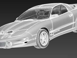 Pontiac Firebird Trans Am 1999-2003 Modello 3D