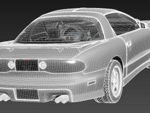 Pontiac Firebird Trans Am 1999-2003 Modello 3D