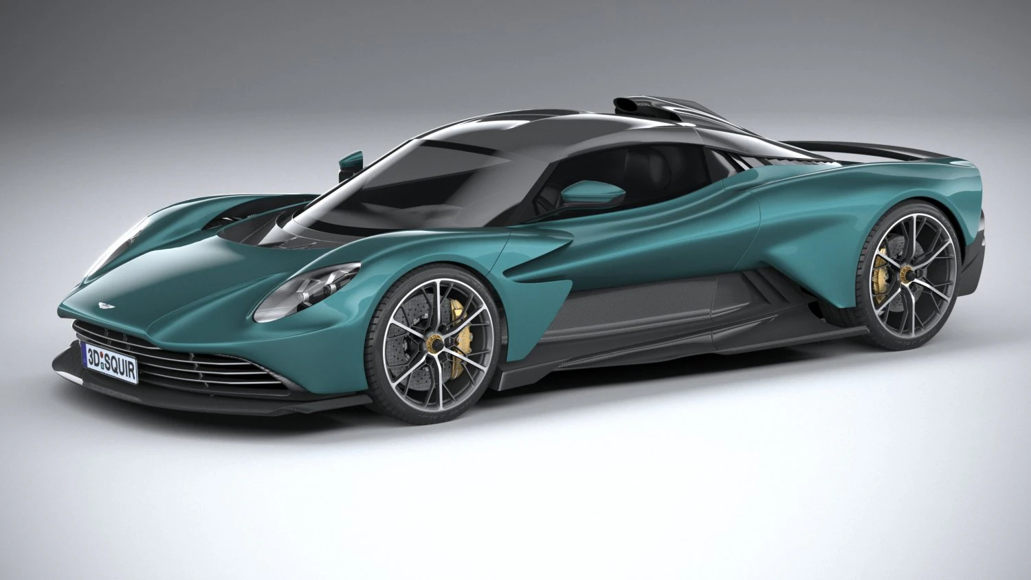 Aston Martin Valhalla 2022 3D Model .c4d .max .obj .3ds .fbx .stl .blend