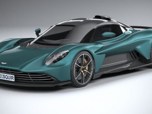 Aston Martin Valhalla 2022 3D Model