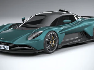Aston Martin Valhalla 2022 3D Model