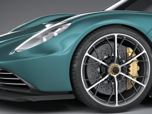 Aston Martin Valhalla 2022 3D Model
