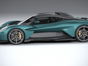Aston Martin Valhalla 2022 3D Model