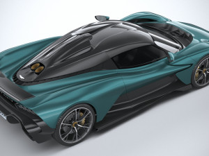 Aston Martin Valhalla 2022 3D Model
