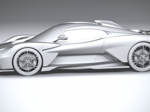 Aston Martin Valhalla 2022 3D Model