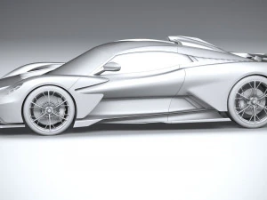 Aston Martin Valhalla 2022 3D Model