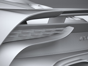 Aston Martin Valhalla 2022 3D Model