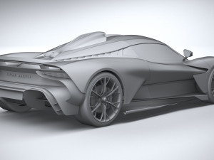 Aston Martin Valhalla 2022 3D Model