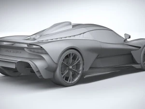 Aston Martin Valhalla 2022 3D Model