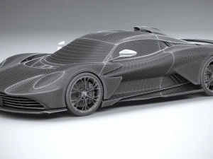 Aston Martin Valhalla 2022 3D Model