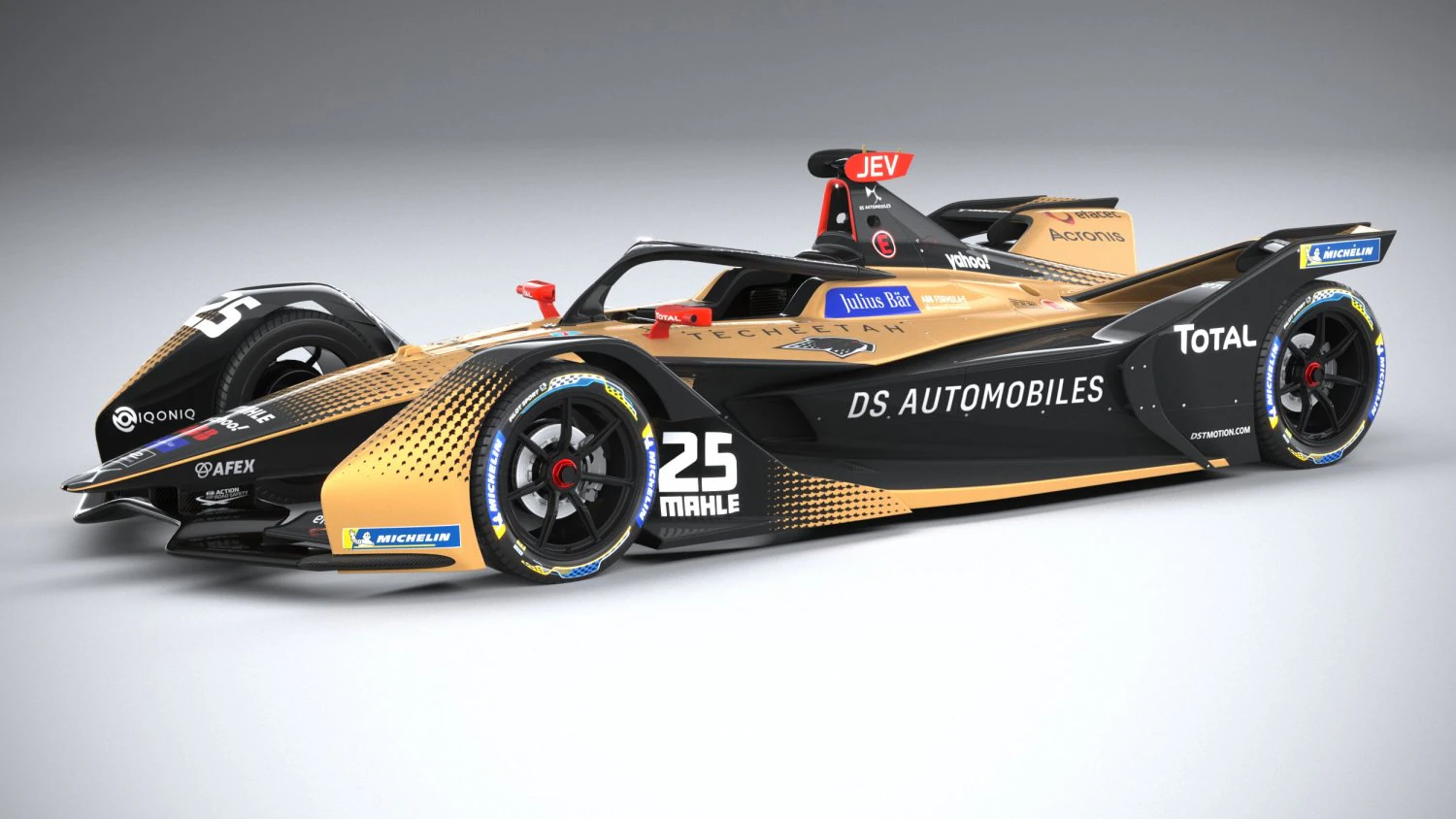 Formula E DS 2021 3D Model .c4d .max .obj .3ds .fbx .stl .blend 
