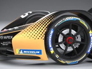 Formula E DS 2021 3D Model