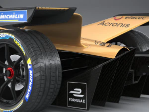 Formula E DS 2021 3D Model