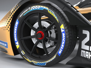 Formula E DS 2021 3D Model