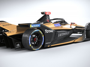 Formula E DS 2021 3D Model
