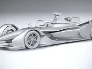 Formula E DS 2021 3D Model