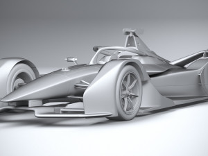 Formula E DS 2021 3D Model